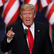 Donald Trump bellows at the Republican National Convention. Photo credit: Alex Wong/Getty Images